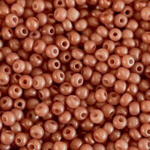 As Low as $2 Czech Rust Matte Opaque Rocaille Seed Beads 2mm 1oz 29g